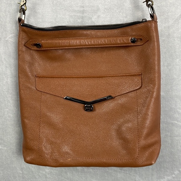 Botkier Women's Leather Crossbody Bag Adjustable Straps Extra Straps Neutral - Picture 3 of 15